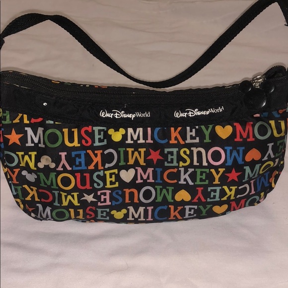 Black Mickey Mouse Disney world purse - Picture 1 of 5
